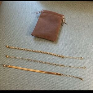 Elegant Gold Bracelet Set